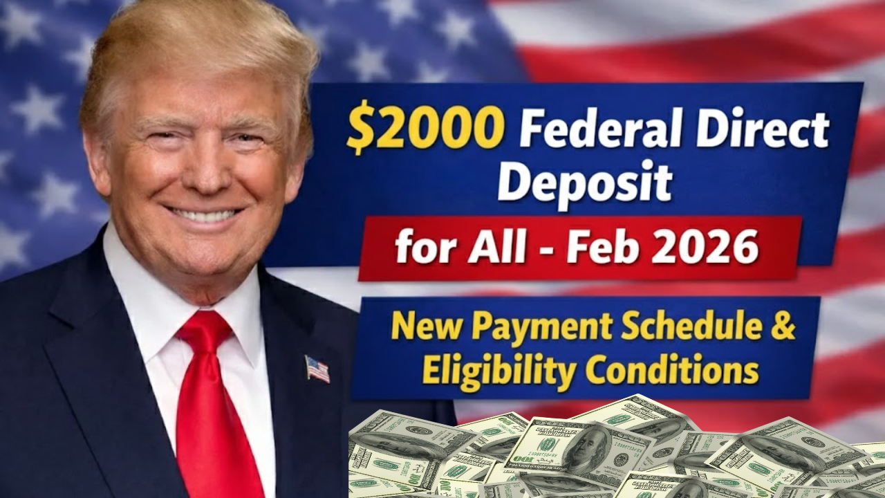 $2000 Federal Direct Deposit
